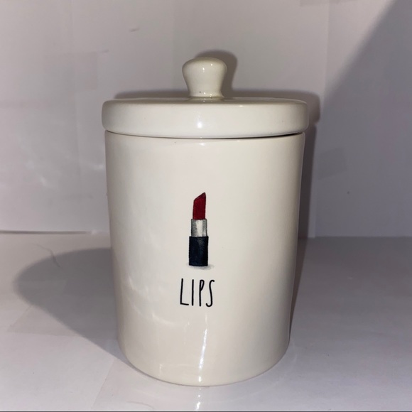 Rae Dunn Other - Rae Dunn Magenta LIPS Jar
